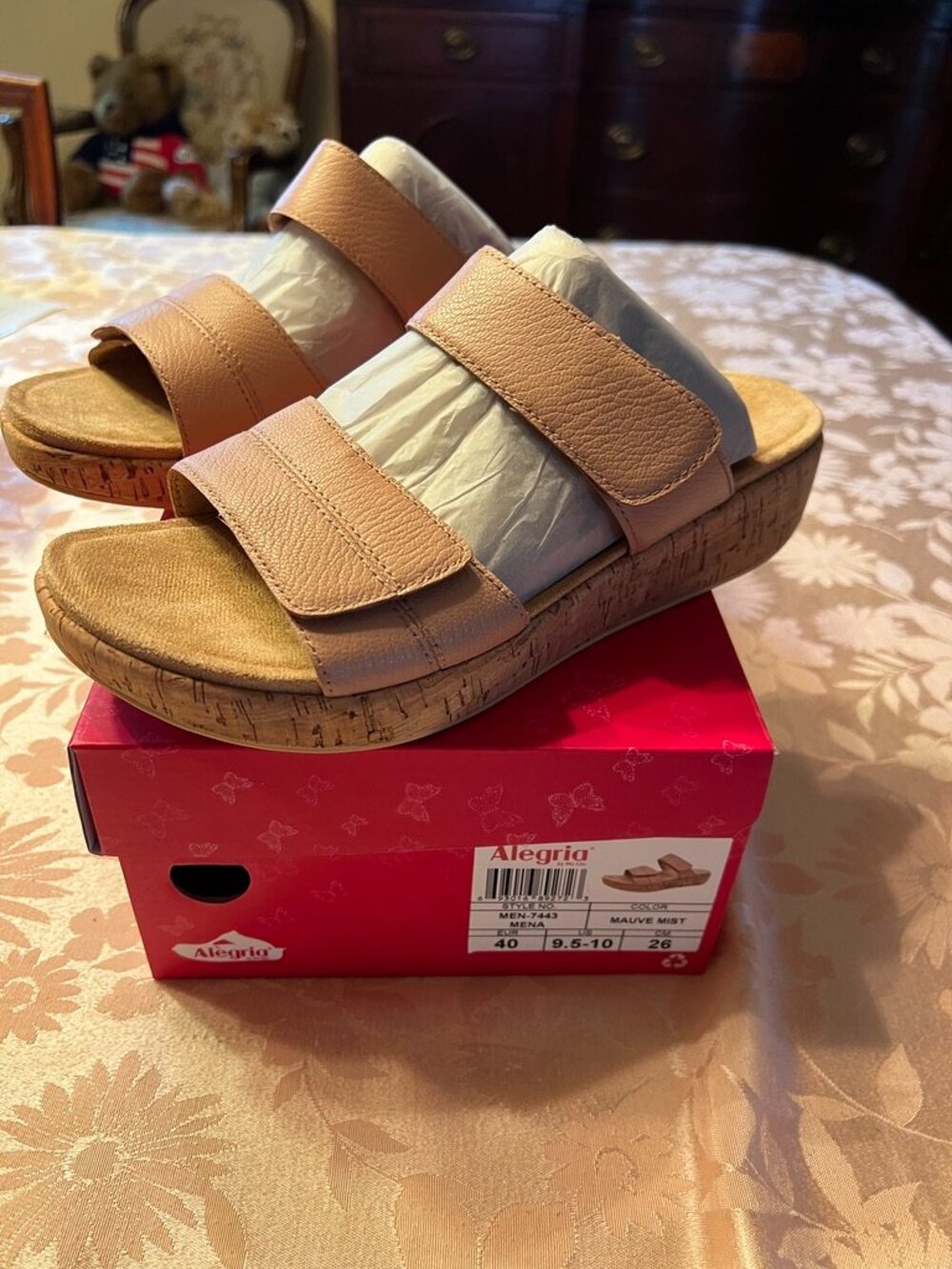 Alegria Mena Mauve Mist Sandals - Picture 4 of 4